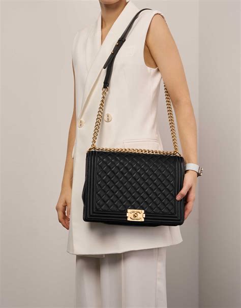 chanel large quilted boy flap bag price